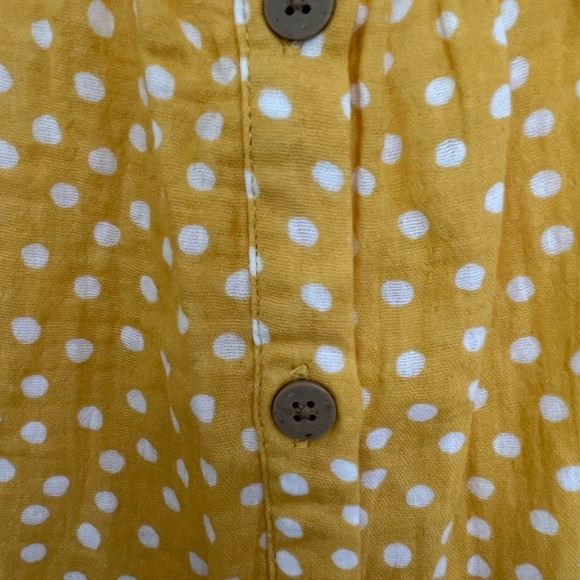 Cat & Jack girls XS (4-5) light must dot sleeveless spaghetti strap tank top NWT - Picture 3 of 5